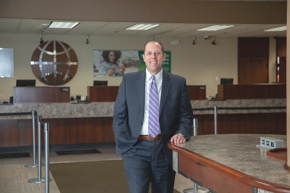 RIGHT RATIO: Commerce Bank CEO Doug Neff says the bank aims for a loan-to-deposit ratio around the 70 percent mark.